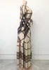 Casual Kleider Für Frauen 2022 Muslimischen Karomuster Square Neck Boubou Robe Traditionelle Maxi Kleidung Nigerianischen Lange Ärmel