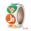 Gift Wrap Children Thumb Reward Stickers 1" 500PCS Teacher Stationery Circle Roll Seal Label Box Tag Toy Say GOOD To You