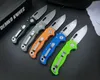 Promotion H1012 AD20.5 Pocket Folding Knife D2 Stone Wash Blade G10 Handle Outdoor Camping Hiking Tactical Folder knives with Nylon Bag and Retail Box