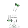 Glass Hookahs Bong Dab Rigs Water Pipes 6.1 Inch With 14mm Joint Quartz Banger Or Bowl
