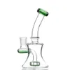 Las cachimbas de cristal Bong Dab Rigs los tubos de agua de 6,1 pulgadas con el brazalete o el cuenco común del cuarzo de 14m m