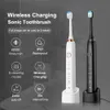 Zahnbürste Sonic Electric Zahnbürste Smart Erwachsene Ultraschallzahnbürste wiederaufladbare Zähne Aufweißung 8 Zahnbürsten Köpfe Sarmocare S100 221013