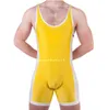 Power Lift Wrestling Singlets Catsuit Disfraces Nuevo diseño Mens Gym Bodybuilding Wrestling Suit