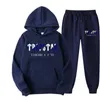 Survêtements pour hommes Marque TRAPSTAR Imprimé Sportswear Hommes 15 couleurs Warm Two Pieces set Sweat à capuche lâche pantalon Sweat à capuche jogging 221012