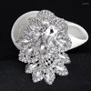Brooches Large Size Luxury Diamond Fashion Weddings Party Casual Brooch Pins Gifts