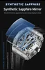 Luxury Mens Mechanical Watch 2021 Sy Milles 2628 Square Case Waterproof Automatyczne szwajcarskie zegarek do ruchu