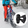 Armatura per motociclista 2x Ginocchiere invernali regolabili Leggings Moto Equipaggiamento protettivo Maniche per gambe Parastinchi per donna Scooter Autunno Adulti