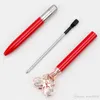 Diamond Butterfly Ballpoint Pen Bullet Type 1.0 Fashion Pens Office Stationery Creative Advertising 12 Colors