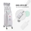 Kroppsskulption Fettfrysning EMS -bantningskuddar Cryo -plattor Cryoskin Cellulite Reduction Machine med RF