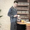 Vêtements de nuit pour hommes Pyjamas Faux Soie Hommes Sleep Lounge Wear Rayé Pijamas 2022 Printemps Automne Pyjama Homme Pantalon Long Homme Pyjama Ensembles Homewear