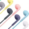 Kulaklıklar Evrensel 3.5mm Stereo Kulak İçi Spor Müzik Kulaklık Elden Tesis Bize Xiaomi Huawei Samsung için MIC ile Kablolu Kulakbaz