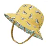 Hats Cute Infant Beach Hat Kids Caps Baby Girl Sun UPF 50 Bucket Toddler Boy