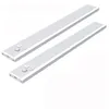 Thin LED Closet Light 30cm 3 Color in One 41Led Dimmable USB Rechargeable Motion Sensor Magnetic Under Cabinet Lights