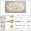 Chandeliers Modern Crystal LED Chandelier Ceiling Lights For Living Room Bedroom Kitchen Lustres Indoor Lighting Fixtures Light