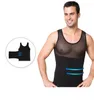 Men's Body Shapers Men Waist Slimming Corset Sleeveless Adjustable Hooks Shaper Belly Trimmer Trainers Tank Tops Underwear