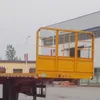 Transporte de contêiner leves leves do terminal 13m semi-reboque de dois eixos semi-reboques de aço de alta resistência Acessível