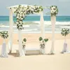 Dekorativa blommor kransar 5pc/set Creative Artificial Flower Row Arrangement Centerpiece Ball Party Wedding Arch Backdrop Decor B1013