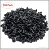 Andere exterieuraccessoires 200PCS 8mm nylon bumper bevestigingsfender clip body rivet atv onderdelen motief meubels assemblage uitbreiding scr dhvlx