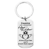 to My Cousins Fashion Stainless Steel Keychain Lettering From Heart Family Key Chain Gift to Boy Diy Custom