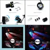 Motorcycle Lighting Motorcycle Angel Wings Projection Light Kit Underbody Courtesy Ghost Shadow Lights Neon Ground Effect Drop Deliv Dhb5F