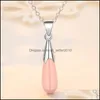 Pendanthalsband 925 Sterling Sier New Drop Female Models Opal Pendant Moonstone Wild Fashioncute Retro Jewelry Factory Wholesale S DHBMW