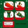 야간 조명 24 패턴 크리스마스 프로젝터 메리 장식 램프 장난감 아이 홀리데이 크리스마스 선물 연도 2023 년
