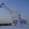 Becherbasis Bong Wasserpfeifen Shisha Glas Wasserpfeifen Rauchglas Wasserbongs Recycler Dab Rigs mit 14mm Gelenk