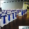 Fajas 280x16cm silla de sat￩n sashes boil cornet band para banquete casa decoraci￳n suministros de fiesta de bodas entrega de ca￭da 2022 jard￭n ot1ve
