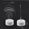 Table Lamps Bird Night 3d Lamp Remote Control Seven Color Korean Desk Touch Led Visual Gift Light