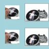 Wielafdekkingen 4 stks/veel zwart lopende paard 60 mm auto wiel hub centrum logo caps abs embleem badge fits voor ford mustang drop levering 2 dhz4w