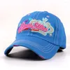 Шляпы Difanni вымыл хлопковые детские бейсболка Snapback Осенняя шляпа для детских девочек Caps Cacquette Letter Emelcodery Gorras