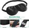 100% Natural 19 Mulberry Silk Sleep Mask Blindfold with Elastic Strap Soft Comfortable Night for Men Women Eye Blinder for Travel/Sleeping/Shift Work P1013