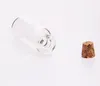 Fiala di vetro da 2000 pezzi / lotto da 3 ml con mini bottiglia di sughero con fiale tappate piccolo contenitore SN428