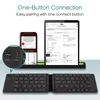 Ultradünne, faltbare Bluetooth-Tastatur für iPad, Android-Tablet-PC, tragbare Klapptastatur für Mobiltelefone