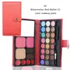 Eye Shadow 33 Colors Fashion Wallet Eyeshadow Palette Waterproof Long Lasting Pearly Matte Glitter Highlight Brow Powder Full Set Makeup