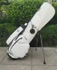 Golf Training Aids G/fore Bag G4 Waterproof Stand Package White Black Color Travel Men Caddy Club Lady