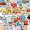 60pcs Tokyo Travel Souvenir Tickets Adesivos Vintage Japão Ticket Graffiti adesivos Decalques de desenho animado infantil Toy Toy Diy ScrapCook Scrapbook Telefone Adesivo de laptop