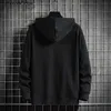 Männer Hoodies Sweatshirts Single Road S 2021 Mode Dichter Techwear Sweatshirt Männliche Japanische Streetwear Hip Hop Bla Hoodie Plus Größe G221011