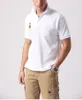 2023New Summer Embroidery Pony Shirt Fashion Collar Cotton Loose Plus Short Sleeve Men's T-Shirts-XXL