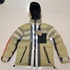 Hommes Puffer Hooded Quilted Shell Down Jacket Designer Manches Détachables Manteau Hiver Outwear