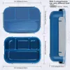 Servis upps￤ttningar Lunch Box Bento Containers Voor Volwassen/Kid/Peuter 4 Avdel f￶r barnskolans beh￥llare