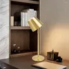 Lampes de table Lampe LED USB Rechargeable Bureau Tactile Gradation 180 Degrés Rotation Métal Pour Bar Salon Lecture Camping