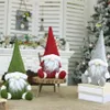 God jul svenska Santa Gnome plyschdockor Ormament handgjorda semester hemfest dekor juldekor wly935