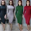 Sukienki Steckshion Sukienka zima miękka bawełniana czarna sukienki plus size chude seksowne klub nosić cudowną ciepłą bandaż bodycon sukienkę 240302