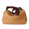 Evening Bags Genuine Leather Shoulder For Women 2022 Fashion Ladies Hand Luxury Designer Handbags Soft Totes Bolsas Feminina