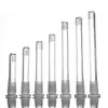 Glasdedstammdiffusor 14mm till 18 mm manliga kvinnliga foghoppor ner stam för bongvattenledningar
