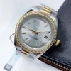 Orologio zegarki na rękę Męskie automatyczne zegarki mechaniczne 36/41 mm 904L Pełna stal ze stali nierdzewnej Diamentowa ramka wodoodporna Złoto Złoto Złote Montre de Luxe