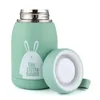 Portable Cute Adult Children Thermos Cup 320ml Cartoon Rabbit 304 Bottiglie d'acqua in acciaio inossidabile Bottiglia isolata RRB16324