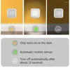 Nattljus rörelse sensor vägg garderob skåp trapp trådlös lampa för barnrum sovrum gång kök