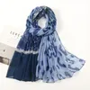 Imprimé Coton Viscose Hijab Écharpe Femmes Musulmanes Châles Foulard Wraps Étoles Foulard Voiles Bufandas Grande Taille Bandeaux Turbans